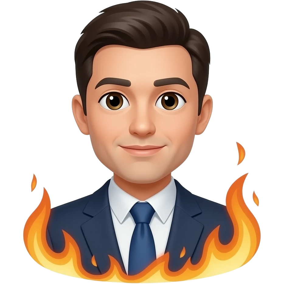 burn emplyee emoji