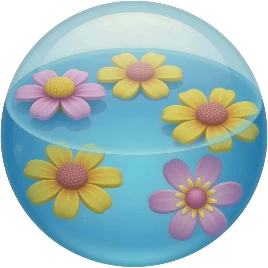 Water flowers emoji