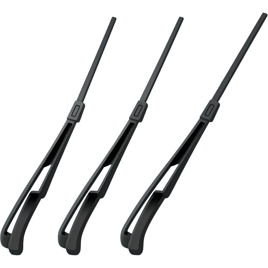 Three Windshield Wipers (Car) emoji
