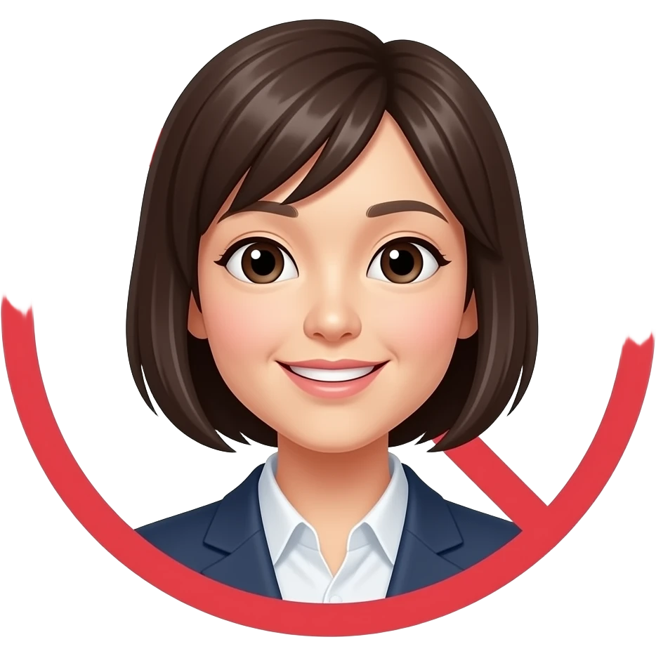 japanese women saying NO emoji