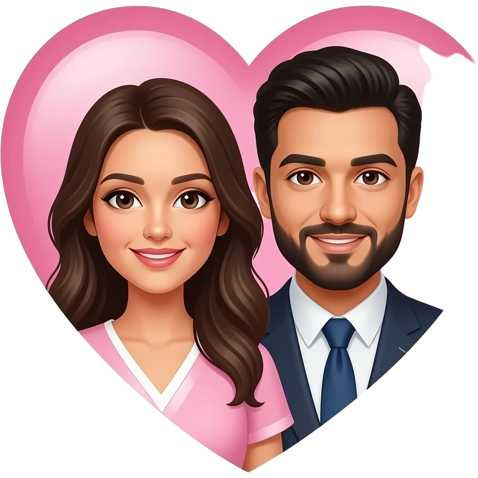 ارغب في انشاء اموجي رومنسي للوتساب يتضمن اسم حسين و زينب emoji