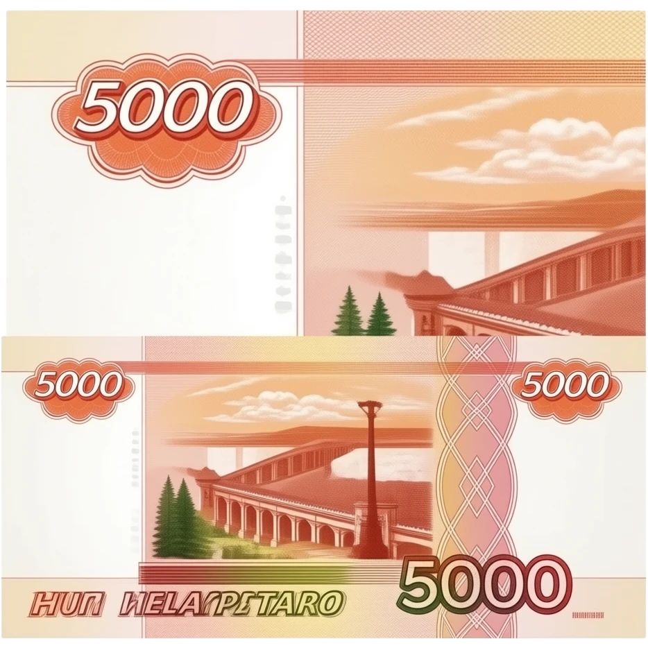 5000 рублей купюры emoji