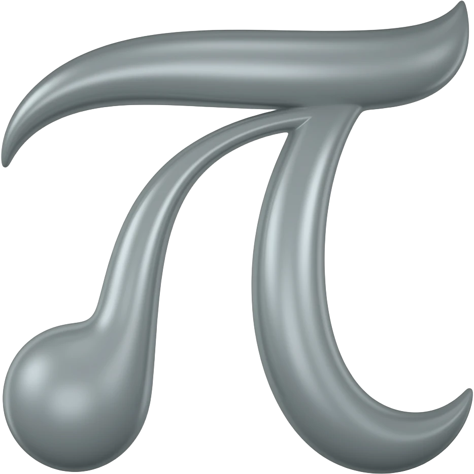 π or Π or Pi or 3.14 or ¾ emoji