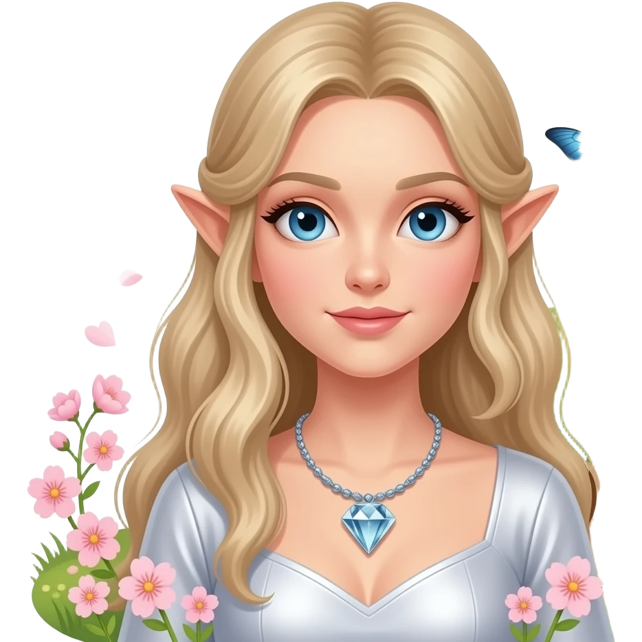 🧝🏻‍♀️💎🦋🌸🌳🌞 emoji