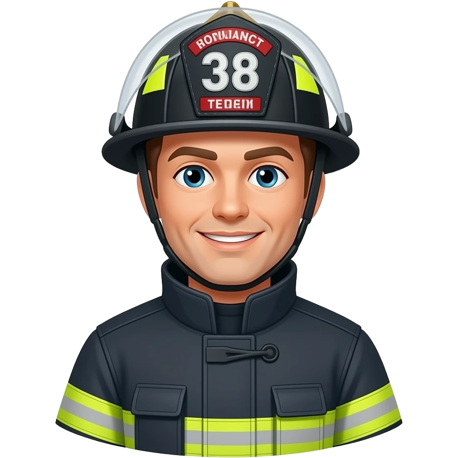 fire fighter hero emoji