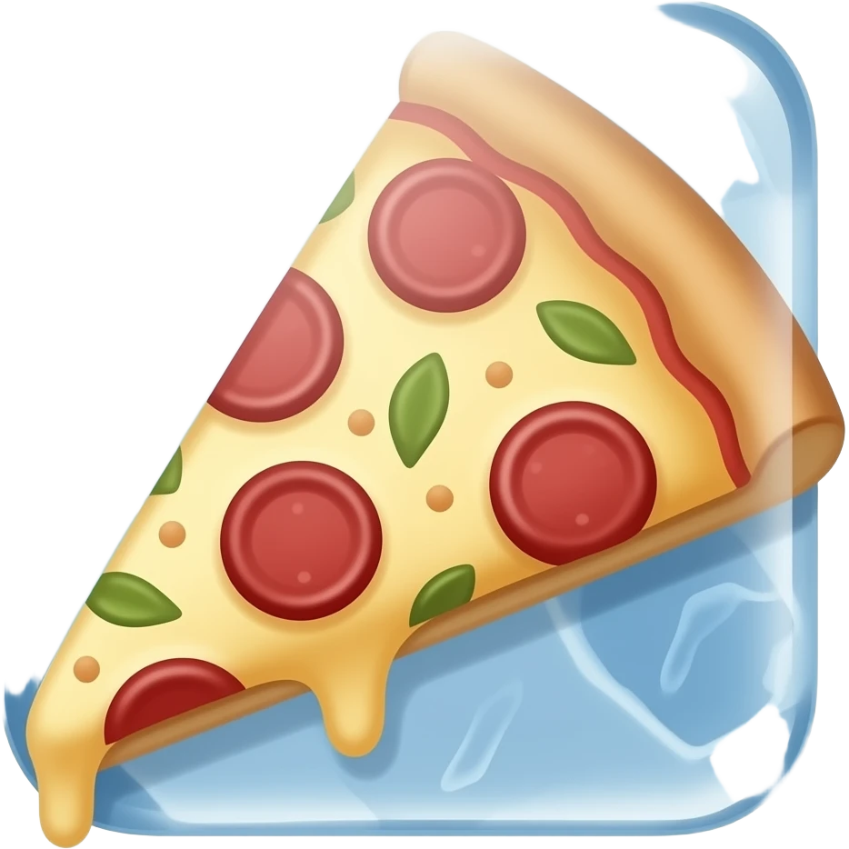 frozen pizza emoji