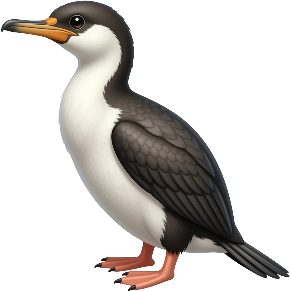 Flightless cormorant emoji