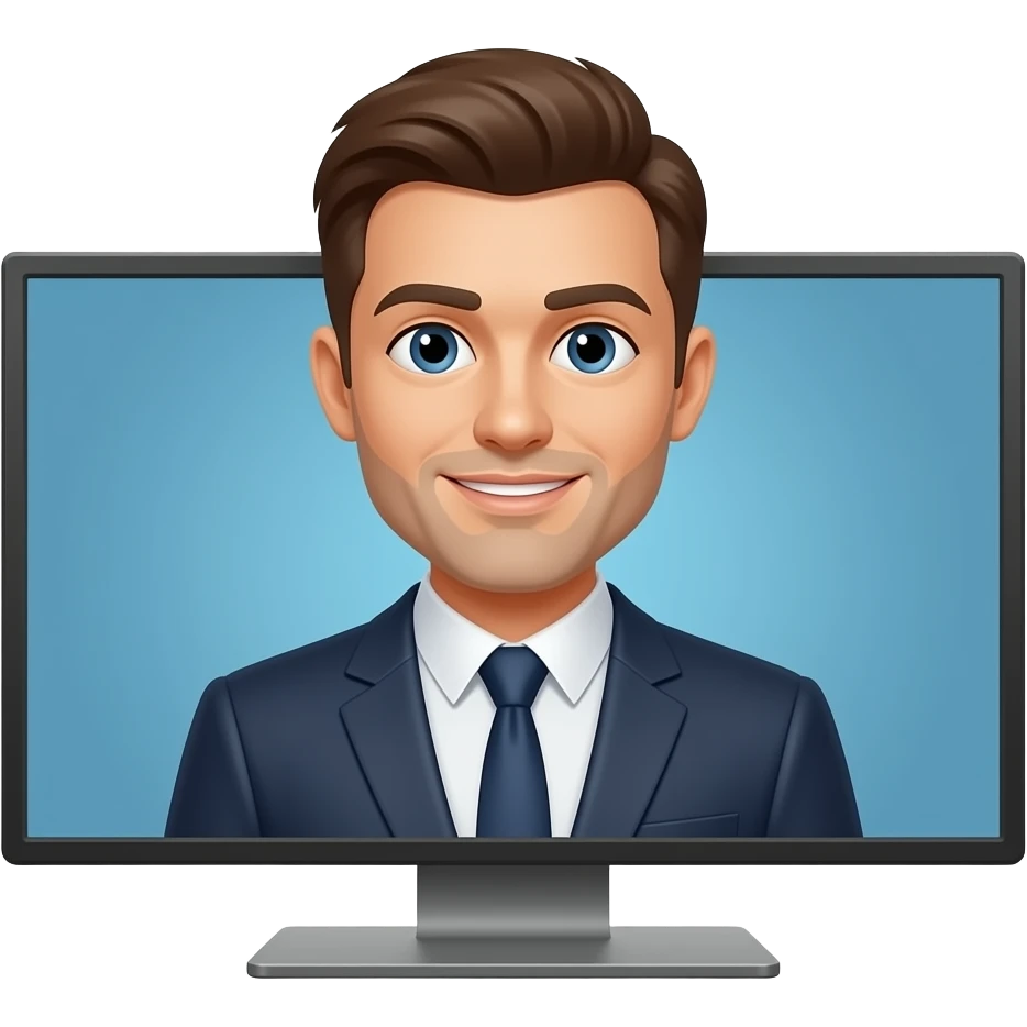 Tv man emoji