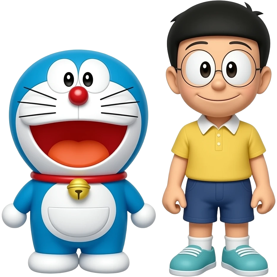 Doraemon and nobita emoji