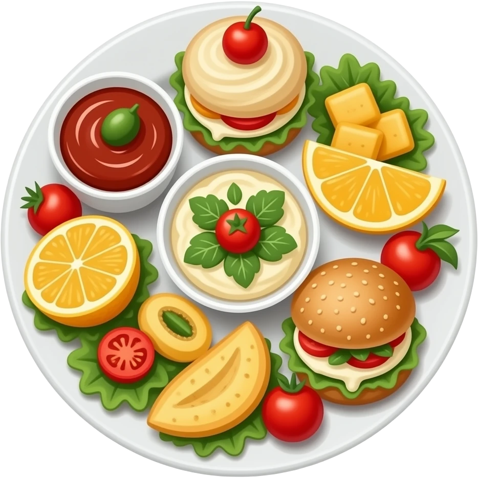 I order an appetizer emoji
