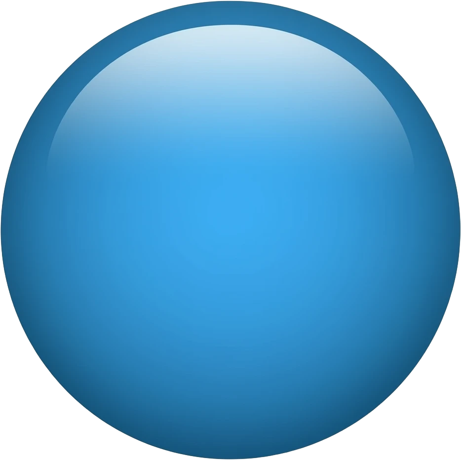 blue circle emoji