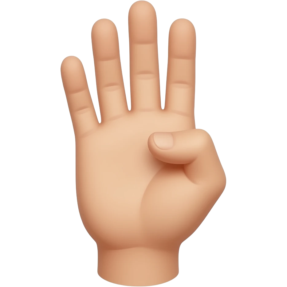 rising hand emoji