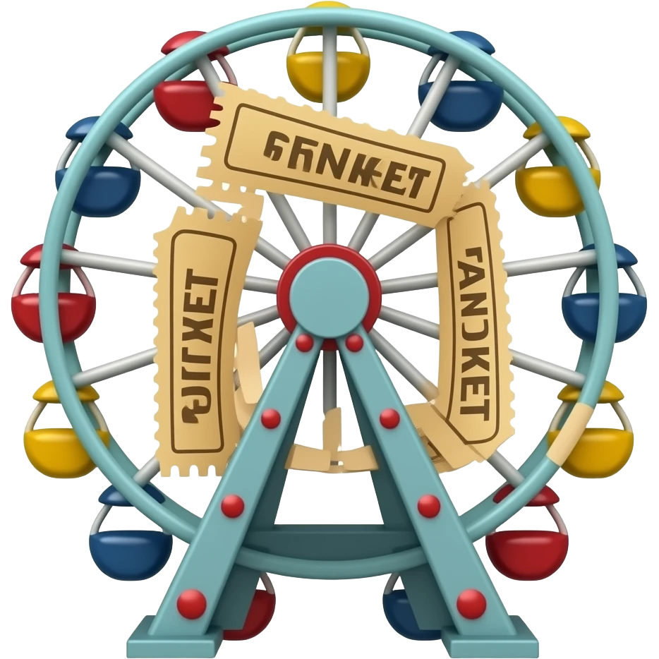 amusement park ticket emoji emoji