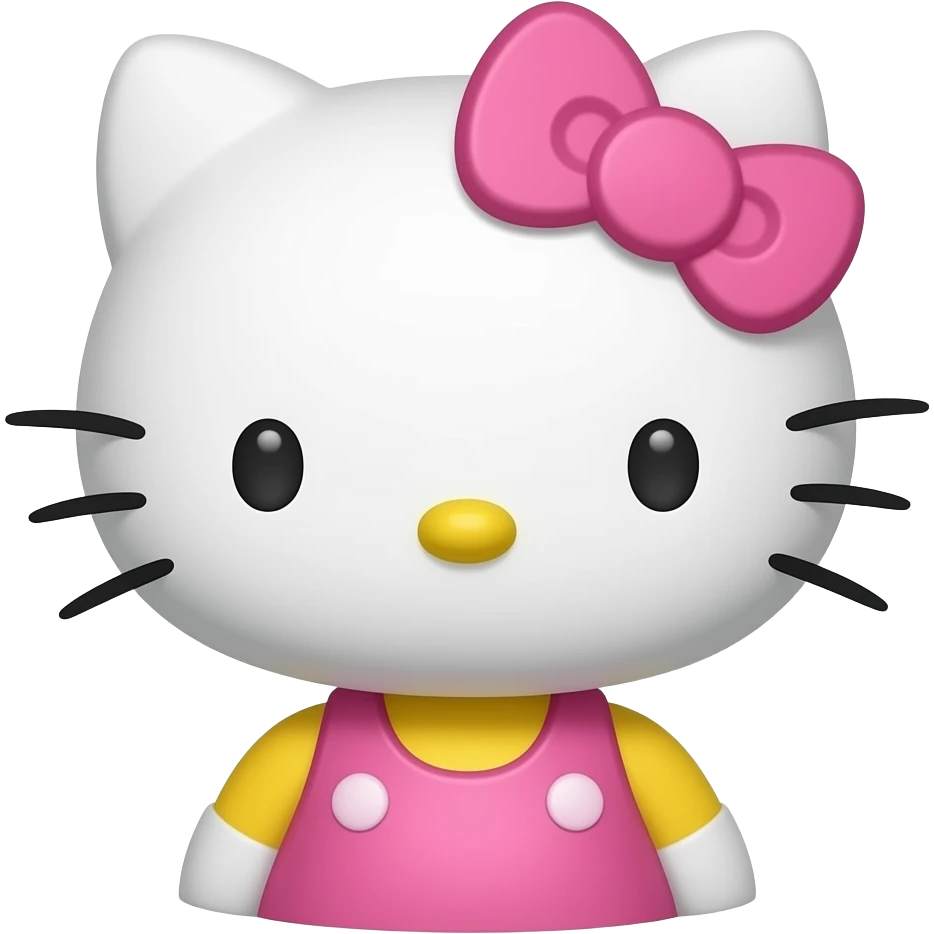 Homer  Simpson mélanger à Hello Kitty emoji