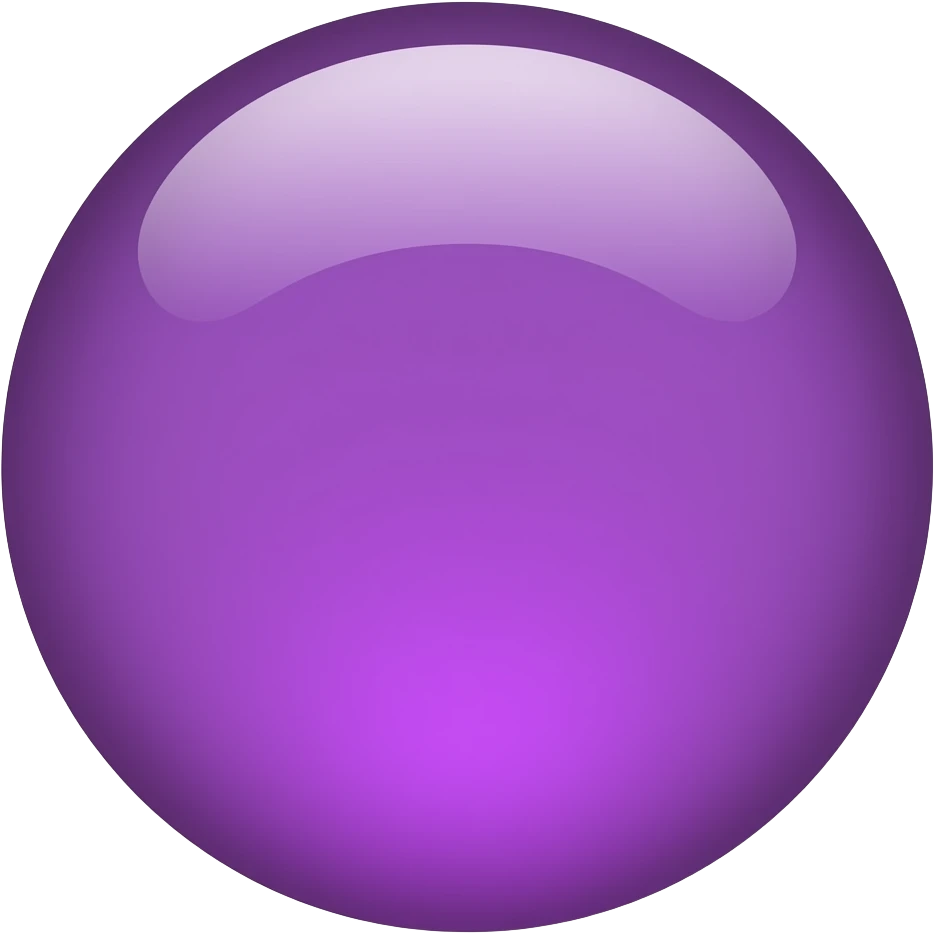 Purple button ui interface Without text emoji