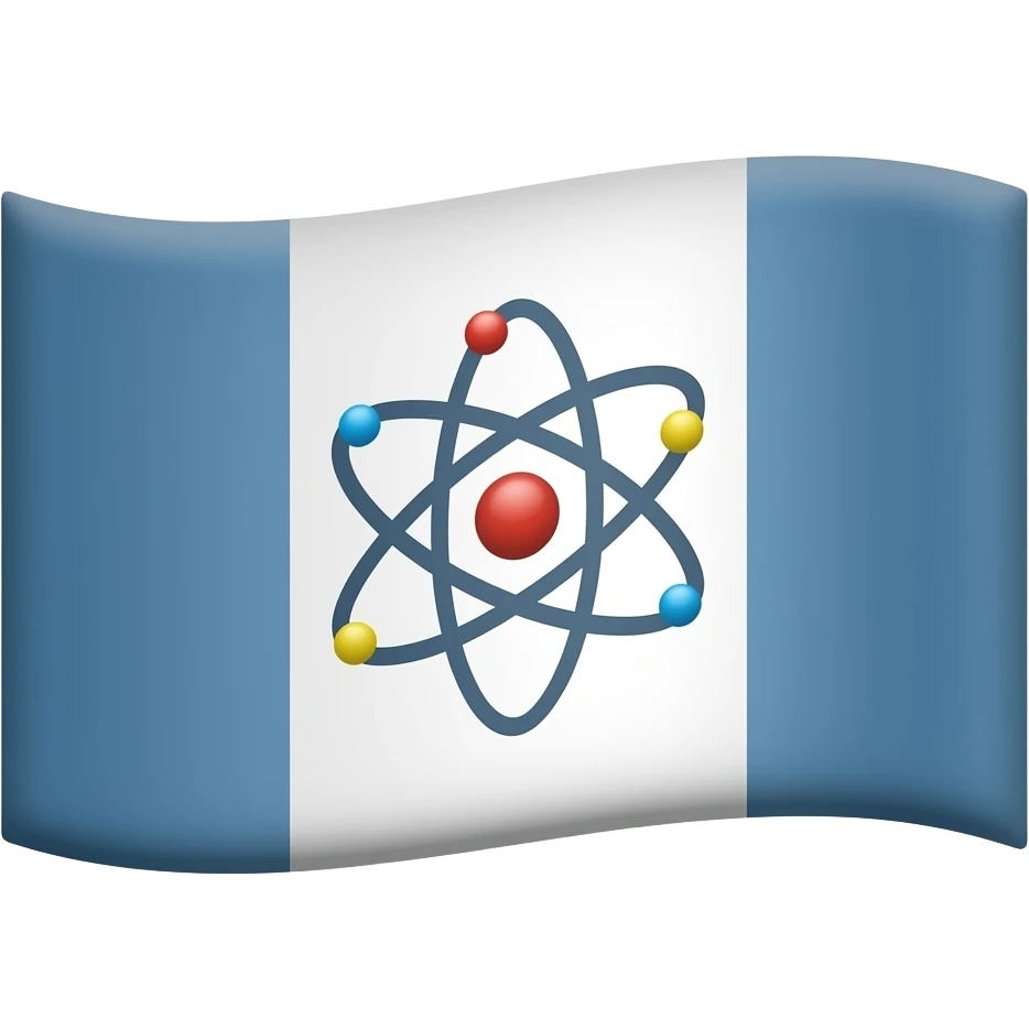 Atom flag emoji