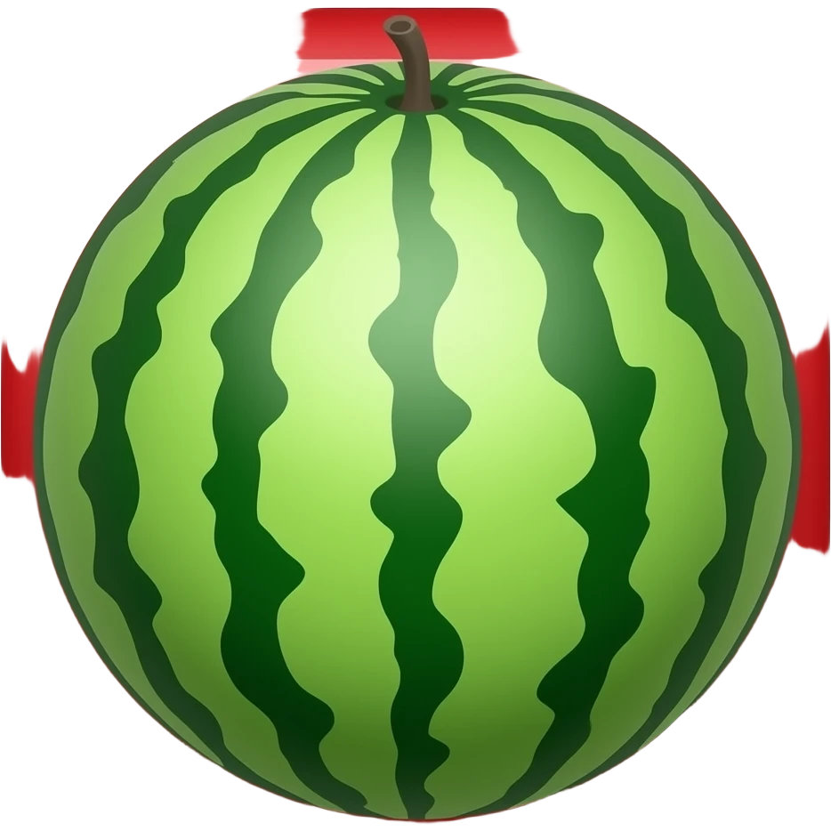 🍉🟥 emoji