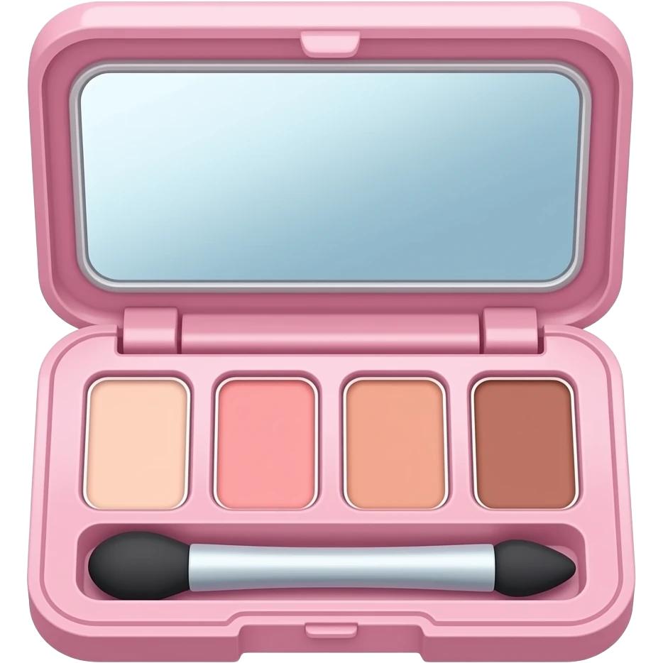 pastel pink makeup kit emoji