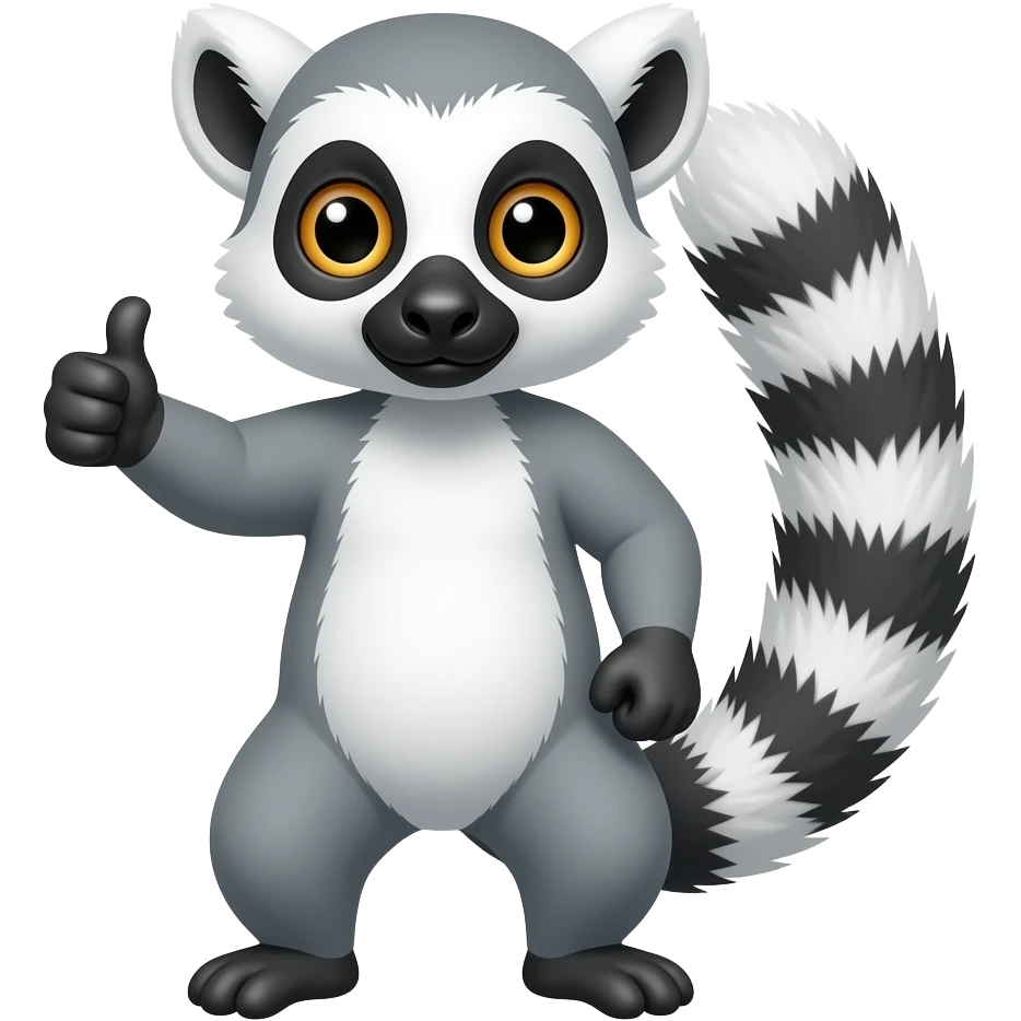 lemur thumbs down emoji