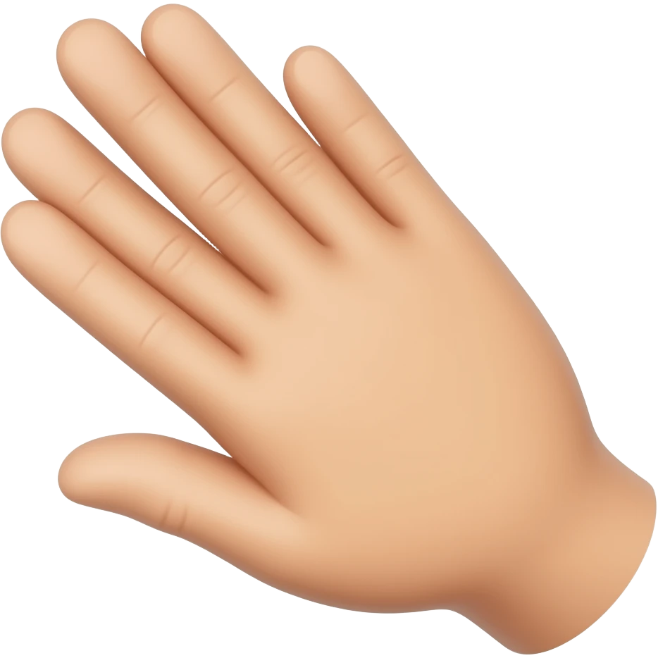 扇巴掌，只要手 emoji