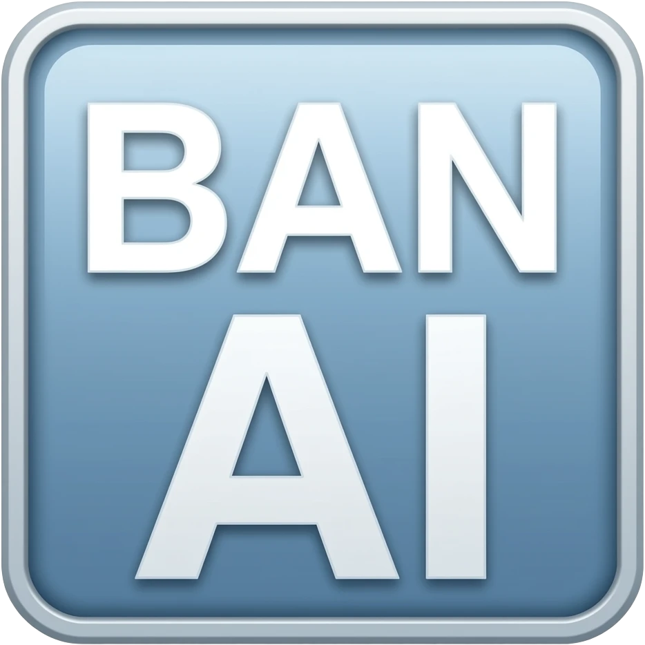 BAN AI emoji