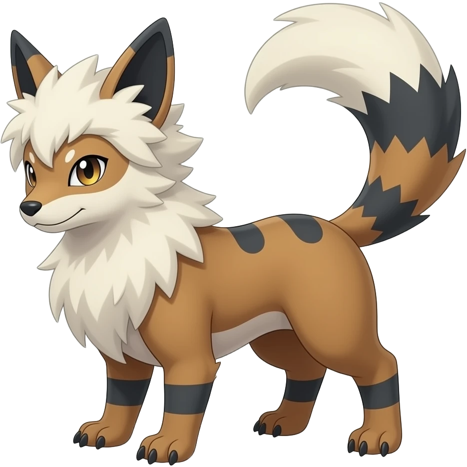 Guilmon-Zorua-Zoroark-Noibat-Absol-Fakémon-hybrid, full body detailed emoji