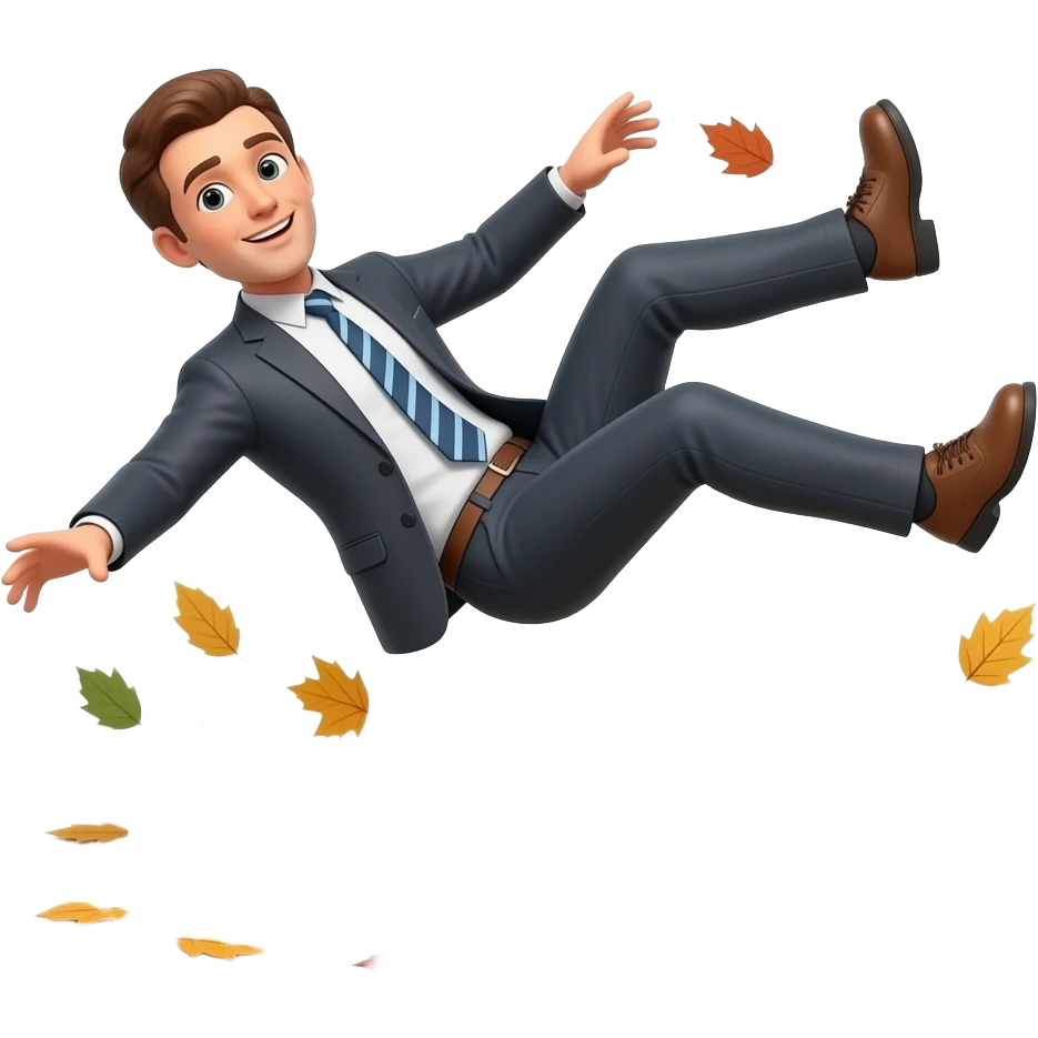 Fall through emoji