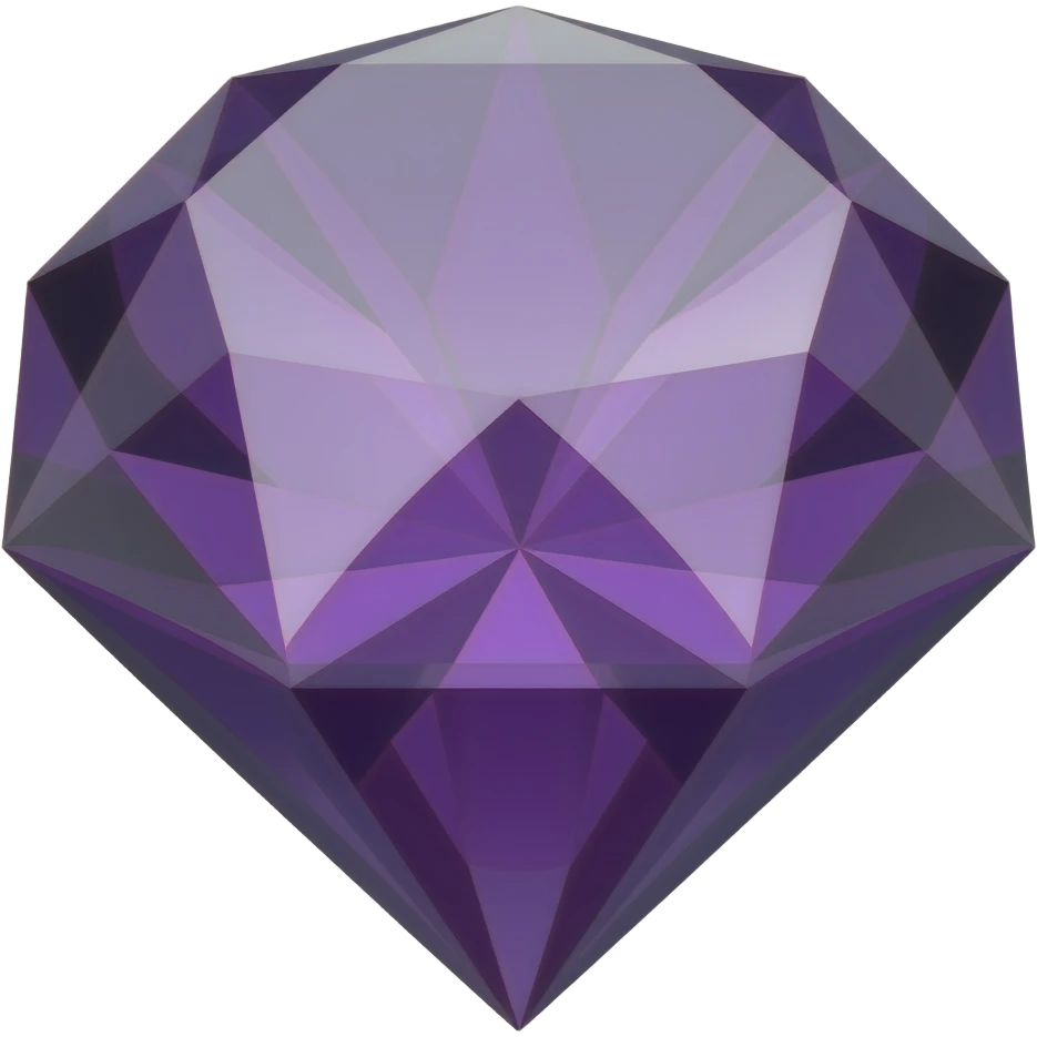 purple and black gem emoji