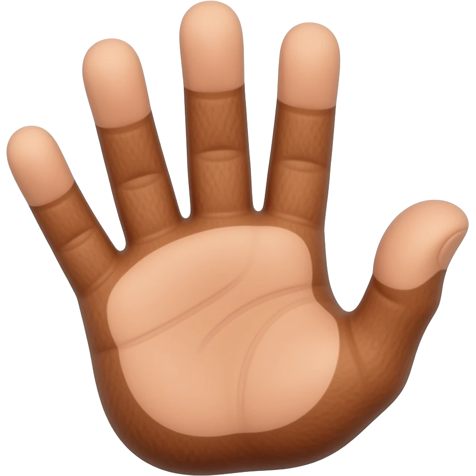 Monkey hand emoji