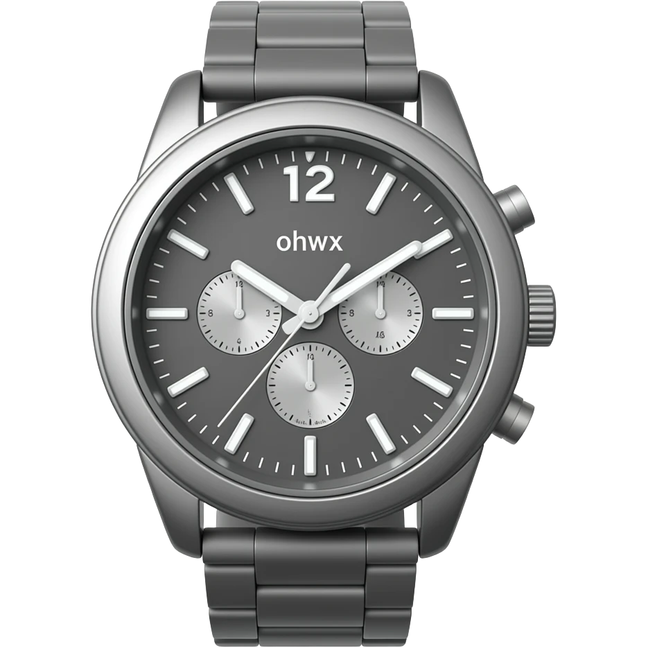 Reloj 3D emoji