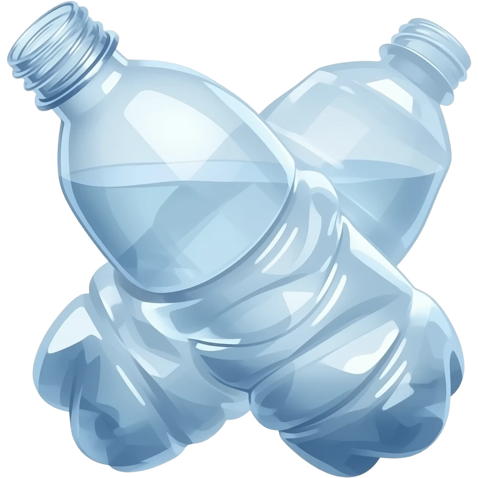 crumpled plastic bottle emoji