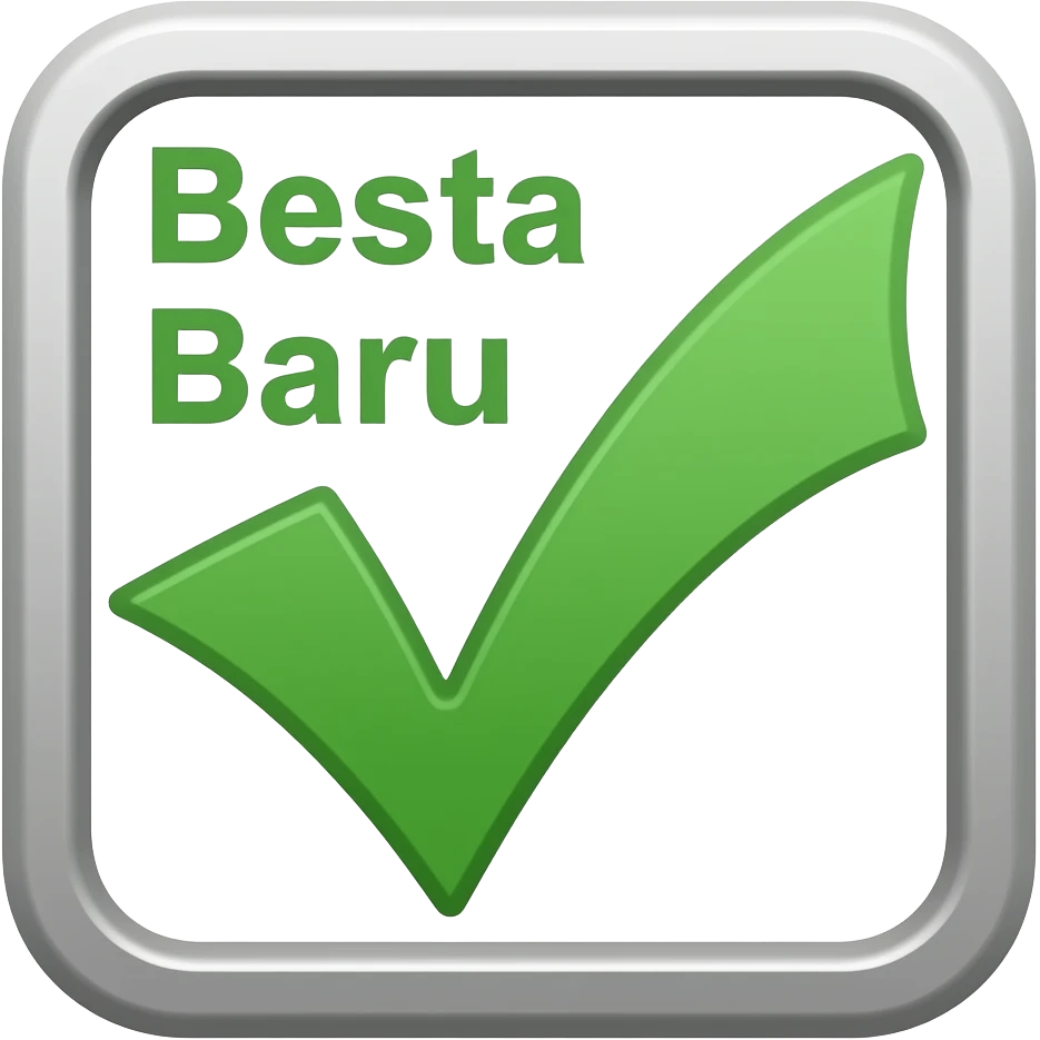 make a checkmark using besta baru font emoji