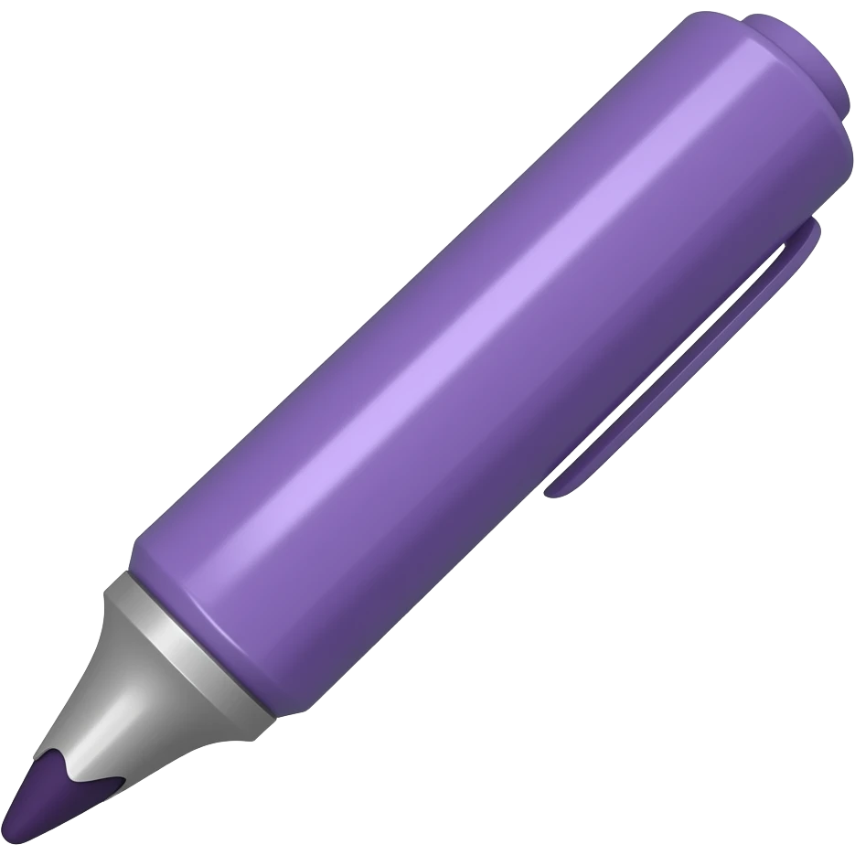 Purple Marker emoji