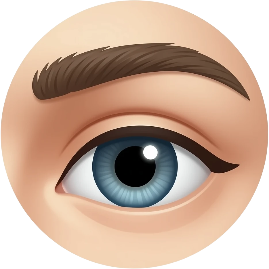 eyebrow upclose emoji