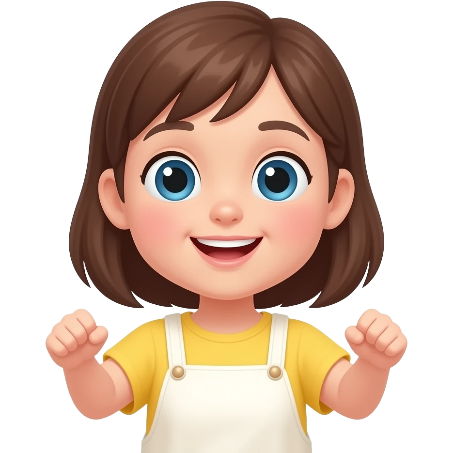 emoji of a girl escaping concentrated emoji