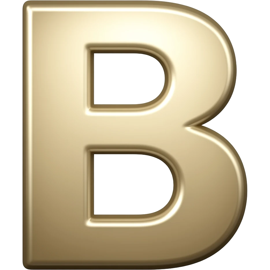 B** emoji