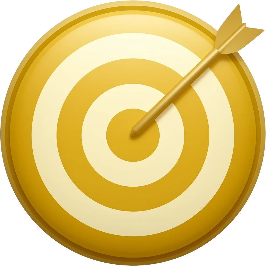 yellow Target emoji