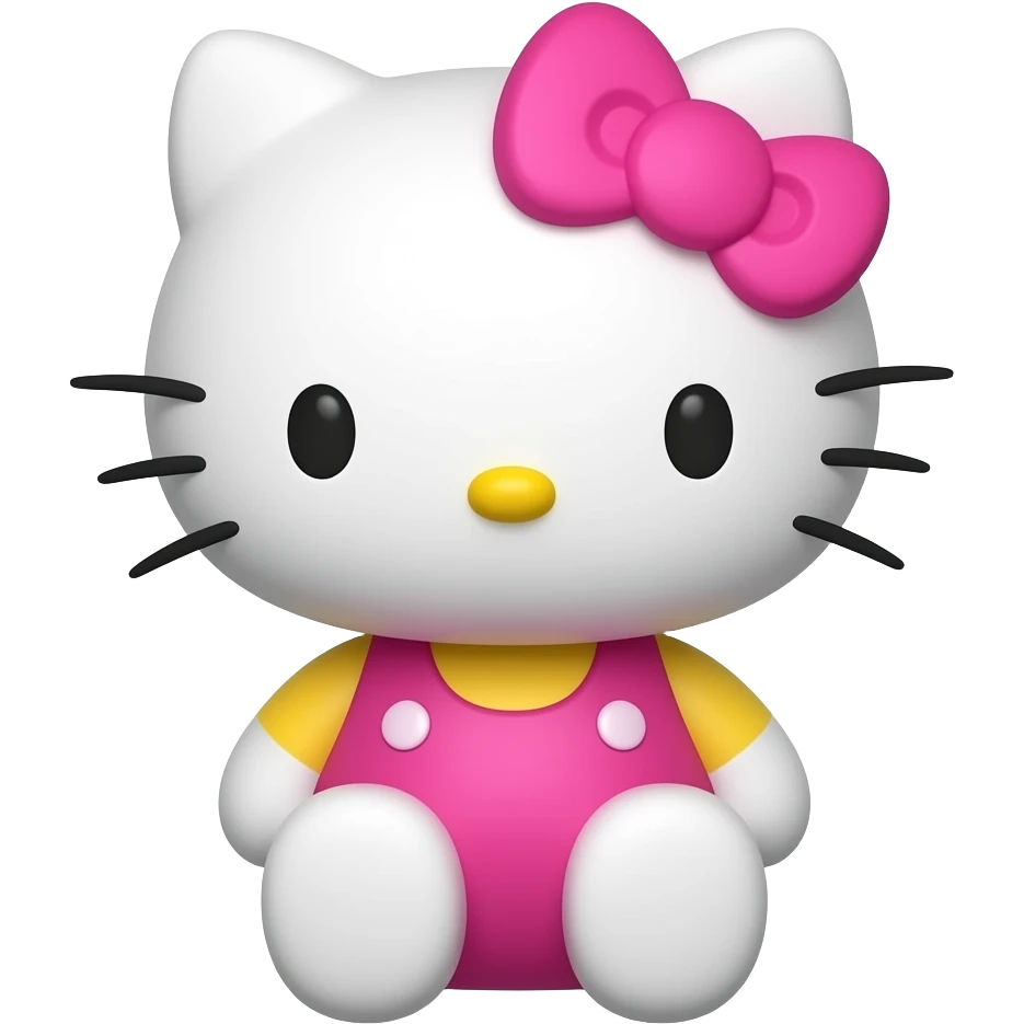 pink hello kitty alien emoji
