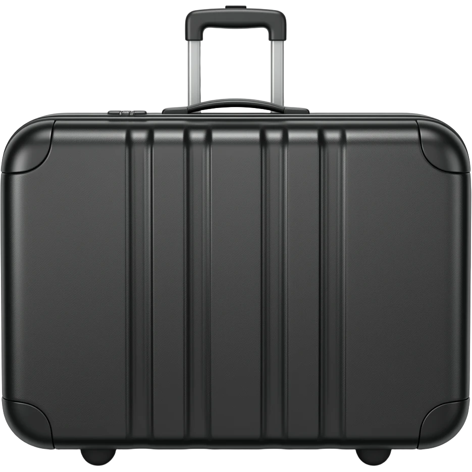 Black samsonite suitcase emoji