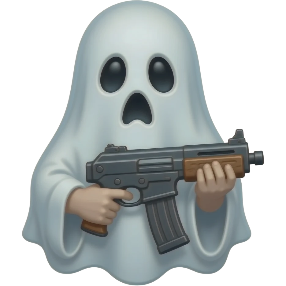 👻 Con arma emoji