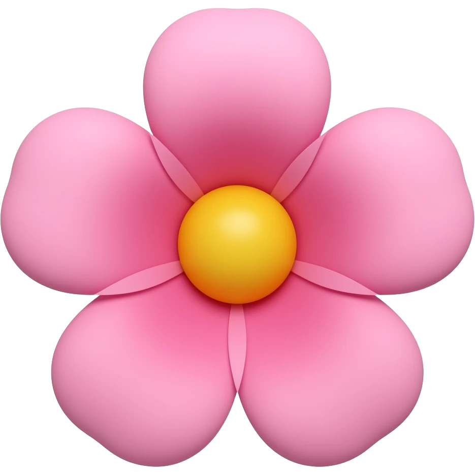 flor rosada emoji