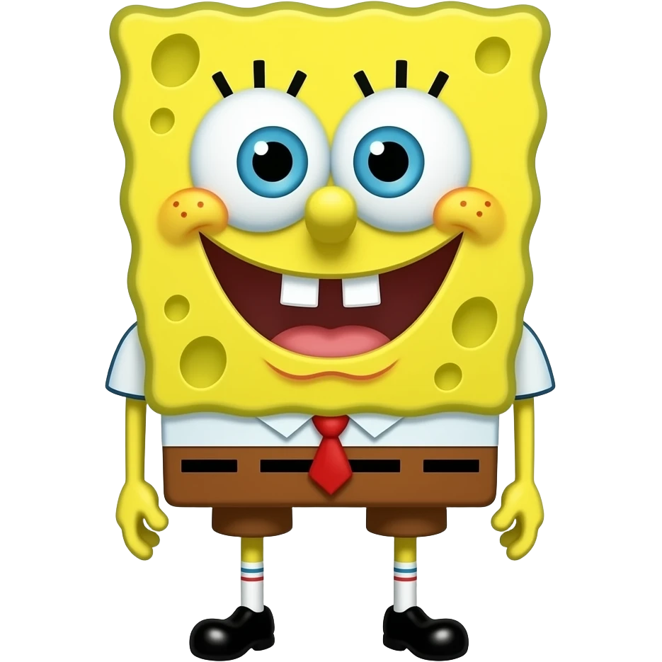 Bob esponja Assustador emoji