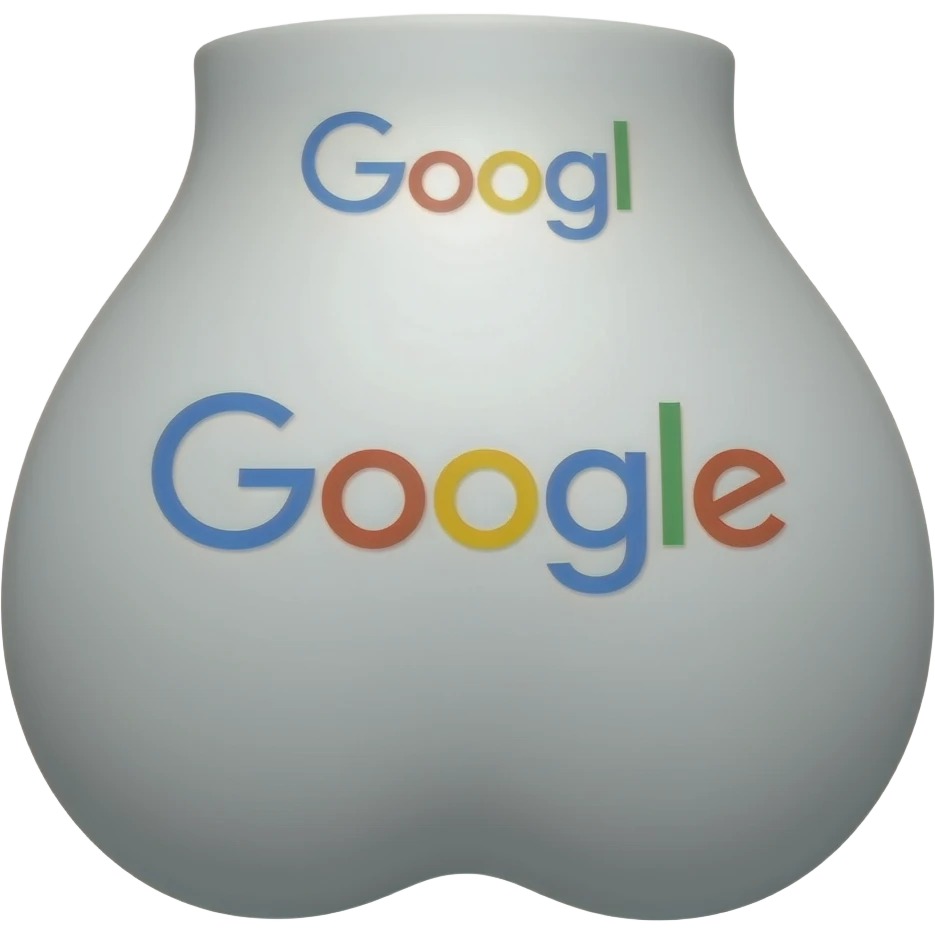 Google robot butt emoji