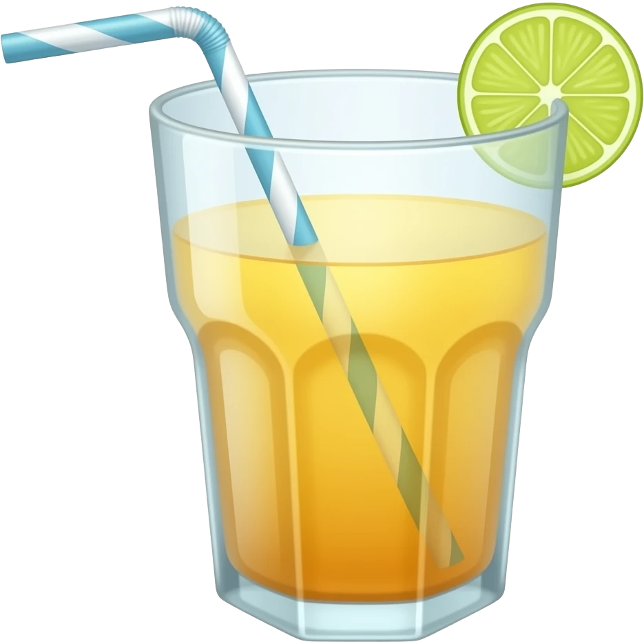 juice straw emoji