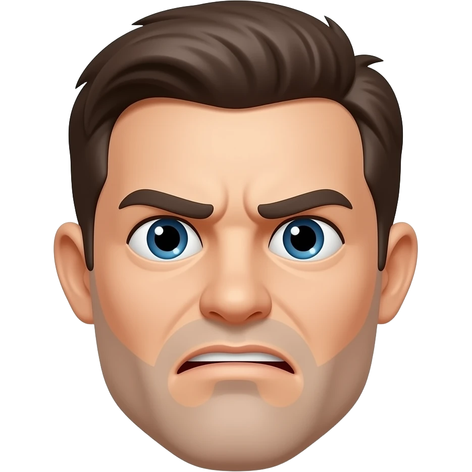 disgusted face emoji