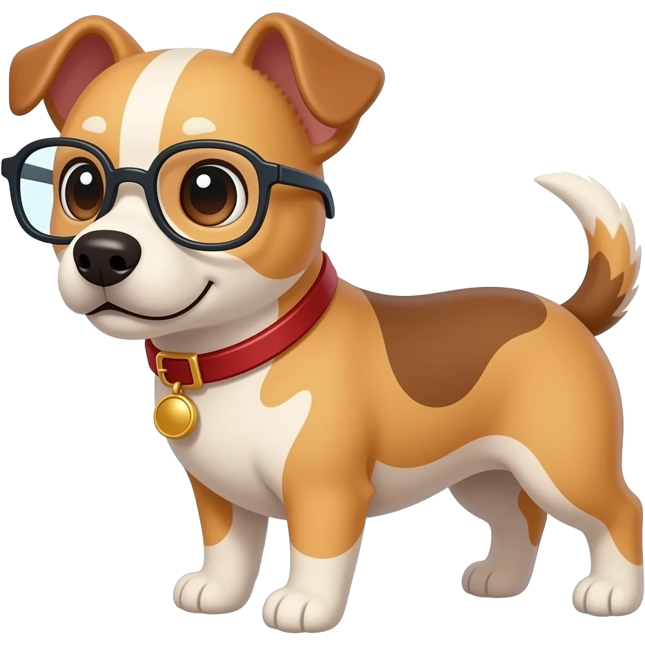 Perrito cn gafas emoji