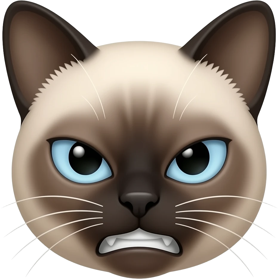 emoji gato siames bravo emoji