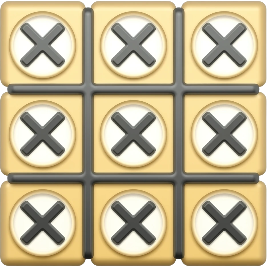 tic tac toe emoji