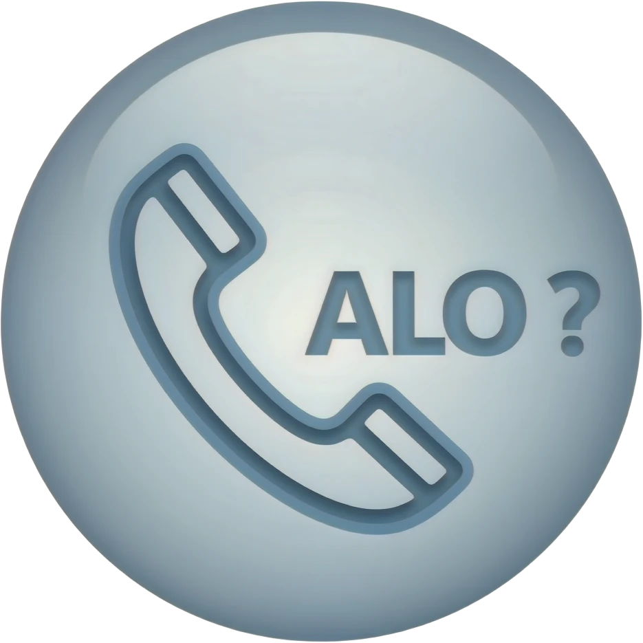 Twitch emote with BULGARIAN text “АЛО?”, use Cyrillic letters, NOT English letters, glossy pink 3D text, cute phone icon, thick outline, transparent background emoji