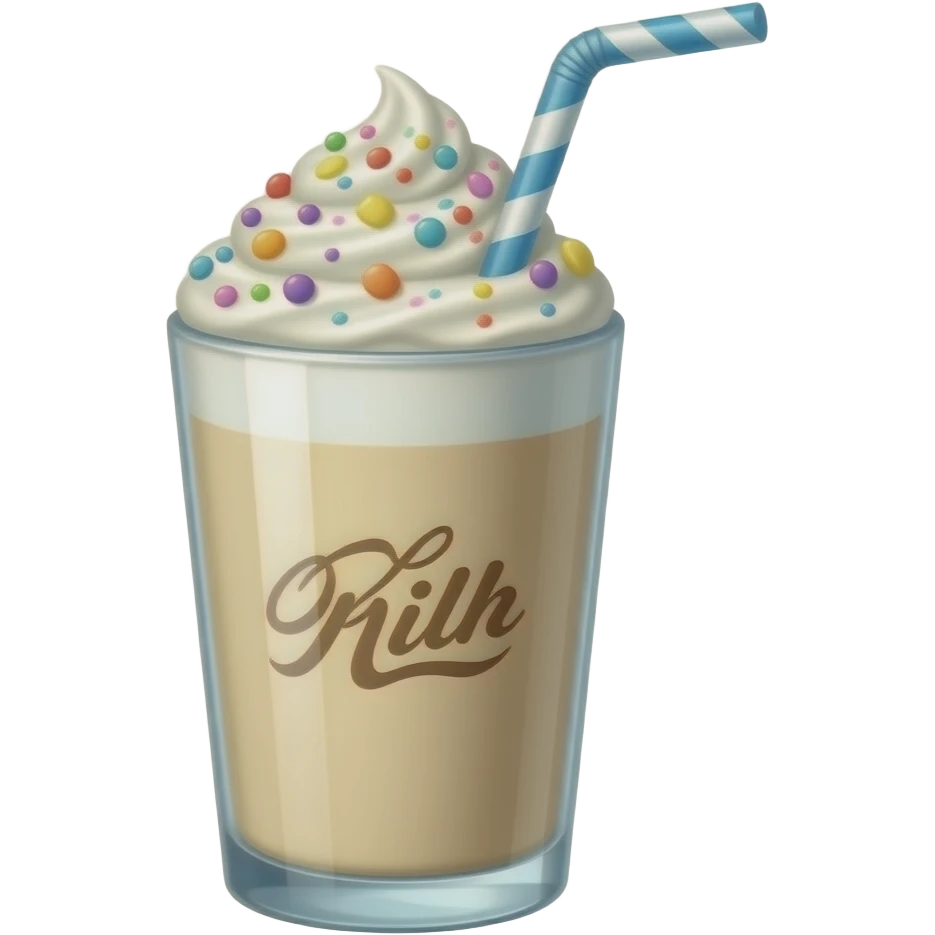Milkshake emoji